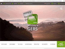 Tablet Screenshot of guide-du-gers.com